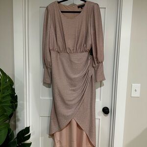 Pink shimmer NYE dress. NWT. Size 16 from Eloquii